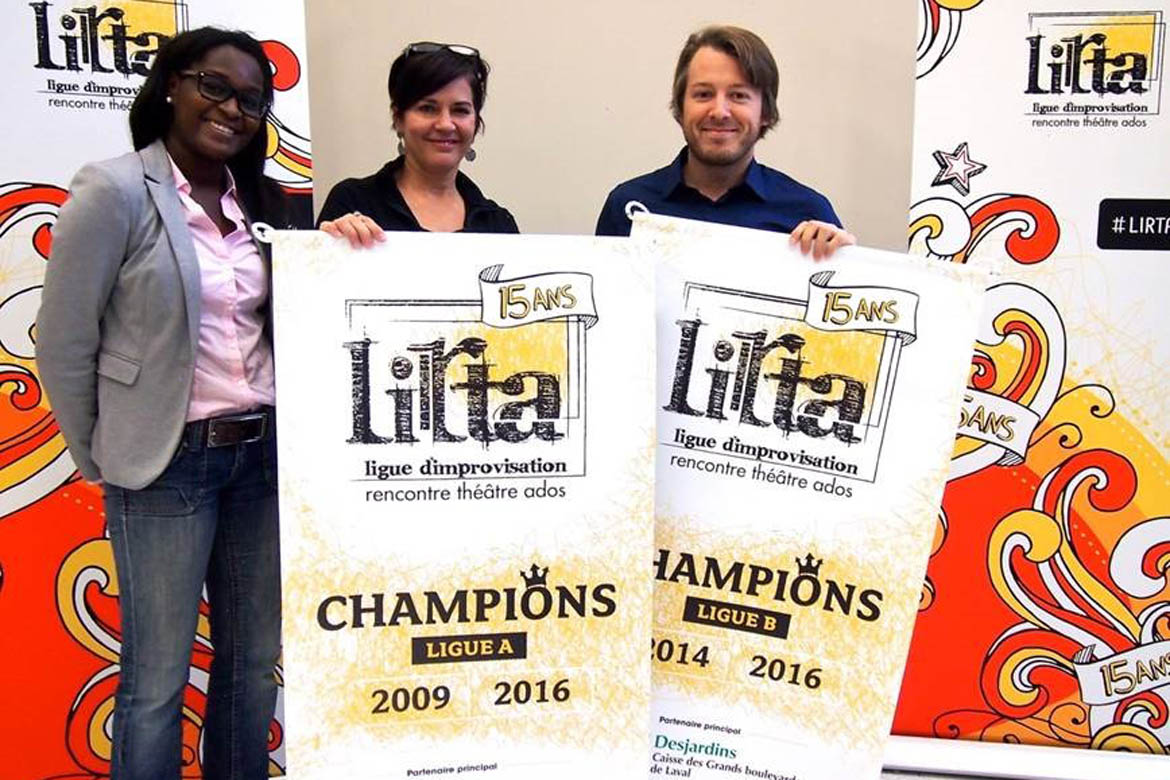 LIRTA, Improvisation, Ligue d’improvisation, Collège Laval gagnant de championnats d’improvisation