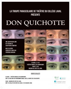 spectacle d’art dramatique, Don Quichotte, soirée des folioscopes, Maison des arts de Laval, Théâtre Marcellin-Champagnat